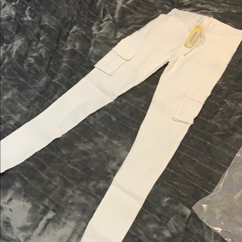 White Joggers